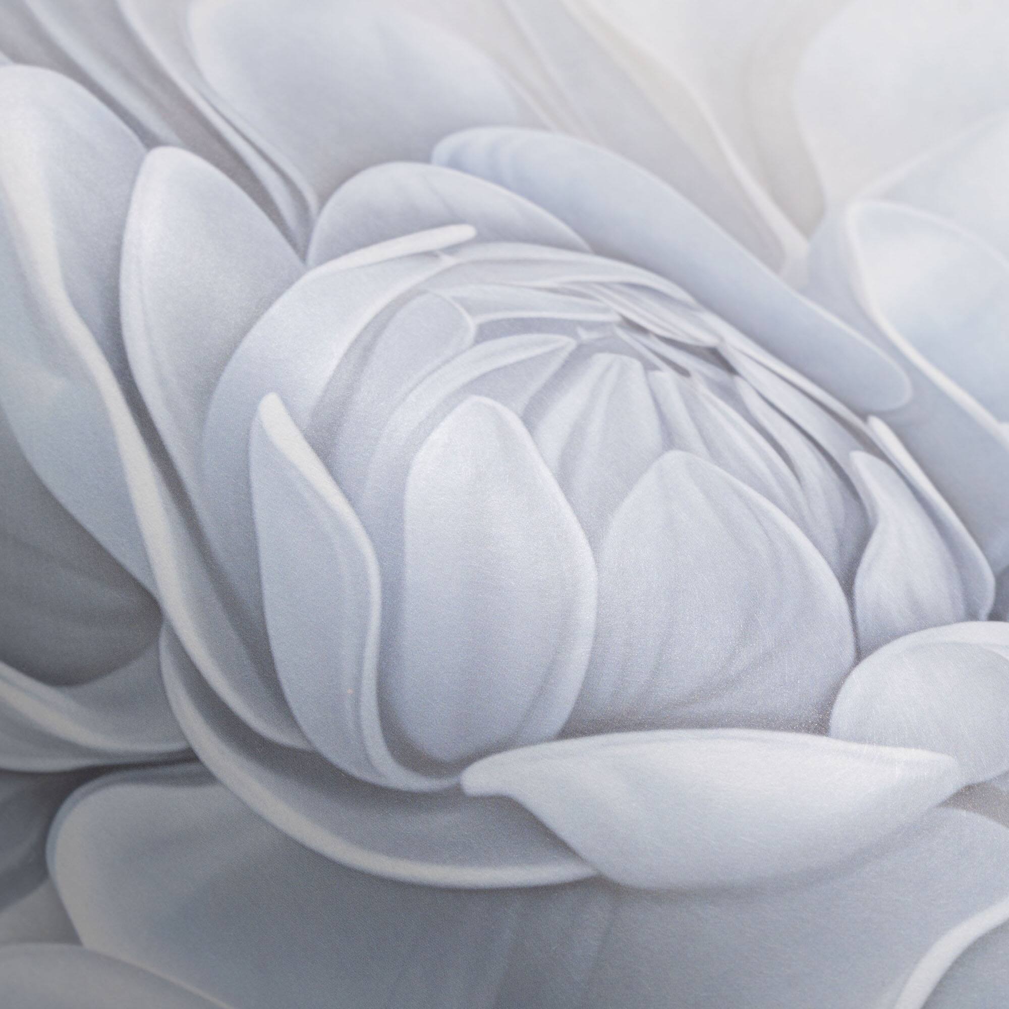 Designs Direct Pale Floral Beauty Gray Wall Mural